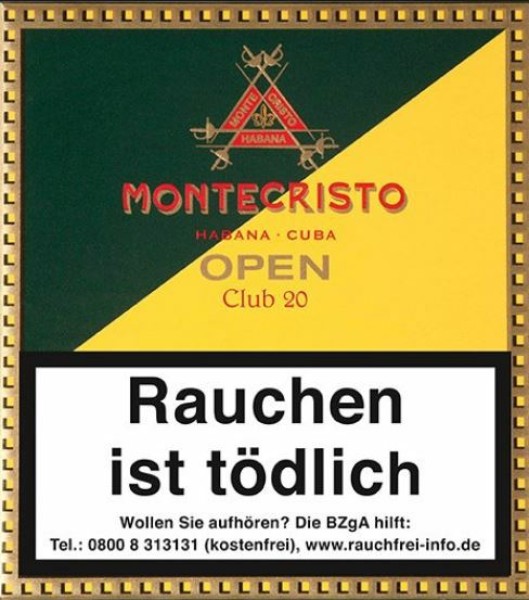 Montecristo Open Club Zigarillos